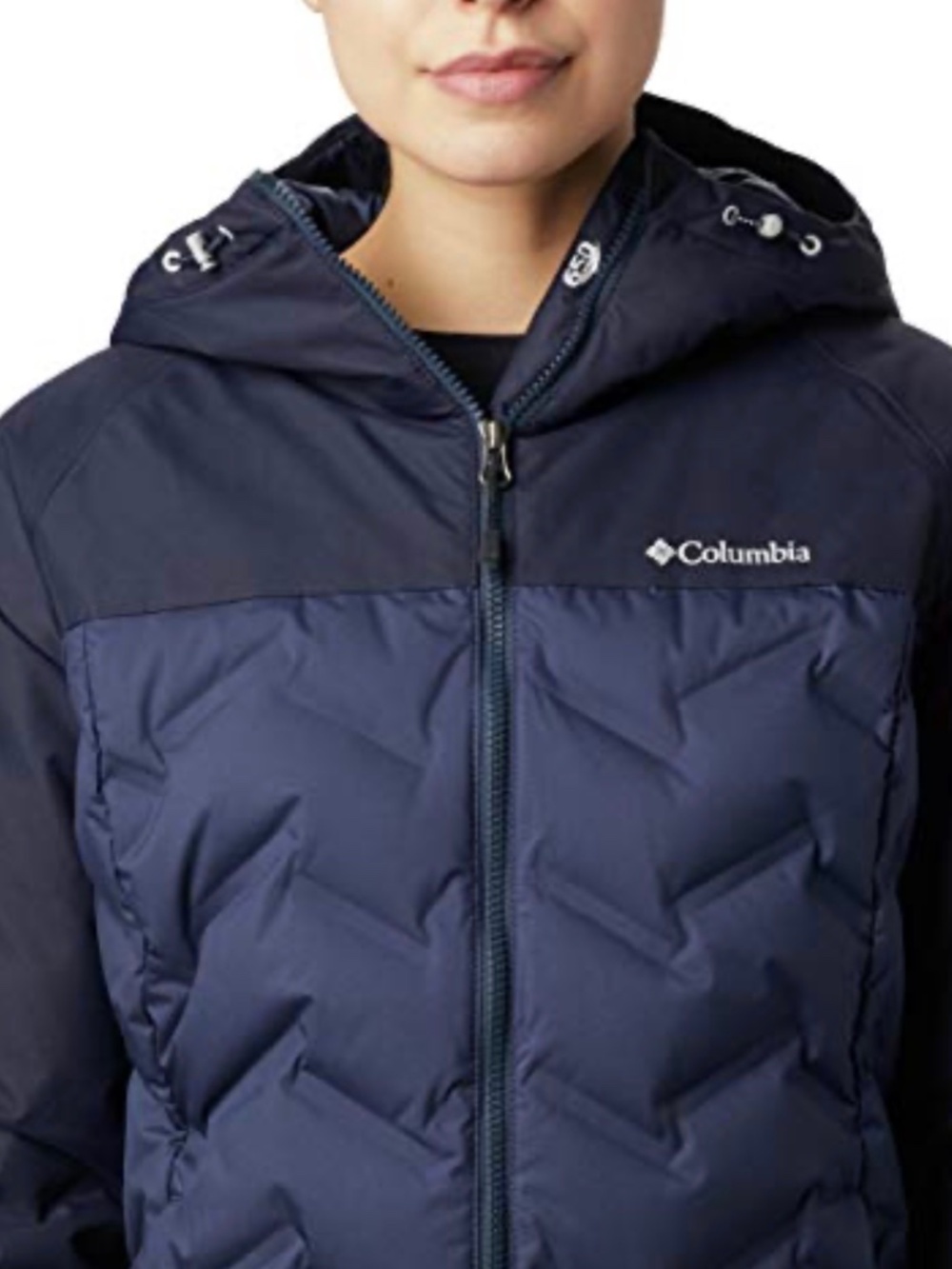 Women’s  Columbia Gran Trek Down Jacket  Color: Nocturnal/ Dark Nocturnal (navy)